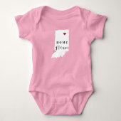 Indiana Home Grown State T-shirt (Voorkant)