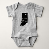 Indiana Home Grown State T-shirt (Voorkant)
