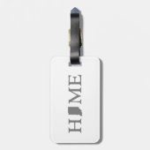 Indiana Home Hoosier State Shaped Letter Indianan Bagagelabel (Achterkant verticaal)