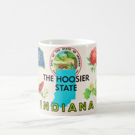 Indiana Hoosier Begroetingskaart Koffiemok