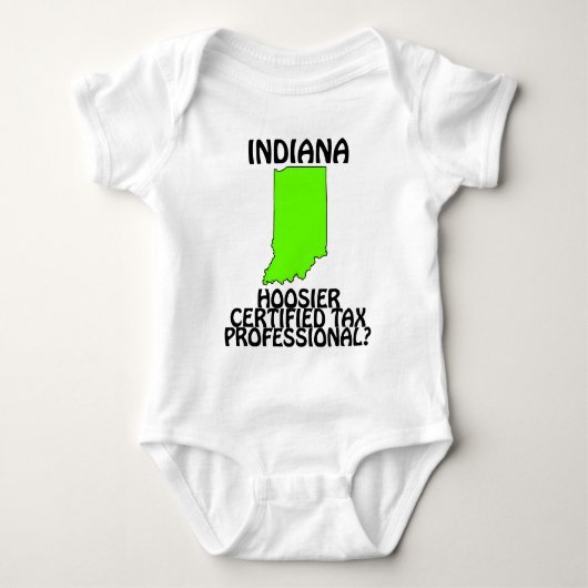 Indiana - Hoosier Gecertificeerd Belastingsprofess Romper (Voorkant)