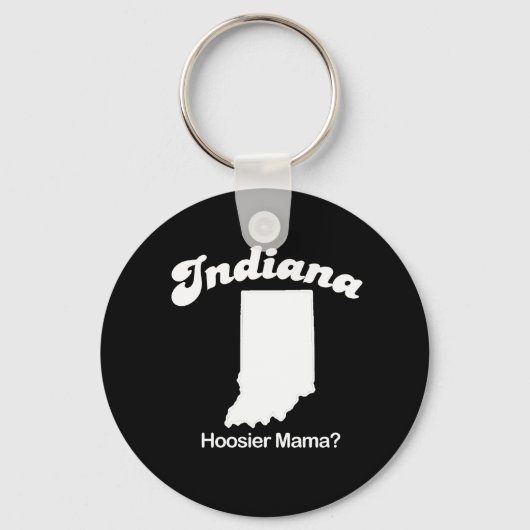 Indiana - Hoosier Mama T-shirt Sleutelhanger (Voorkant)