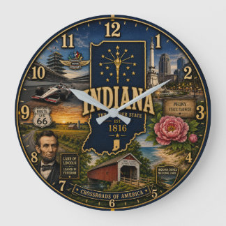 Indiana Hoosier State Grote Klok