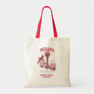 Indiana Huwelijks Welkomstas, Bruidsmeisje of Gast Tote Bag
