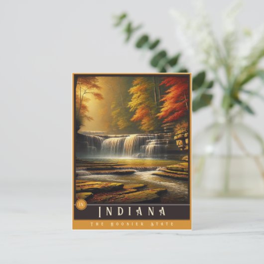 Indiana | hyperrealistisch Briefkaart (Staand voorkant)