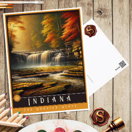 Indiana | hyperrealistisch Briefkaart