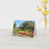 Indiana in de Herfst Kaart (Gele Bloem)