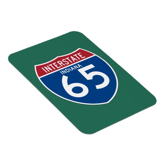 Indiana in I-65 Interstate Highway Shield - Magneet (Rechterzijde)