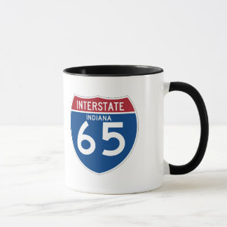 Indiana in I-65 Interstate Highway Shield - Mok