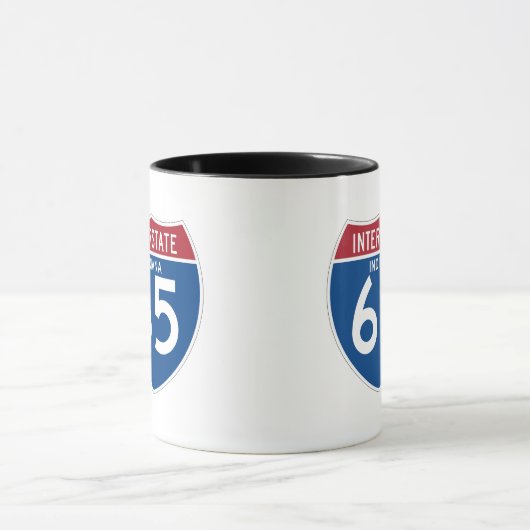 Indiana in I-65 Interstate Highway Shield - Mok (Midden)