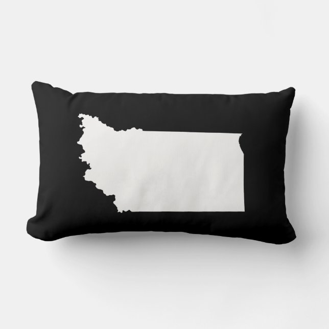 Indiana in zwart en wit kussen (Voorkant)