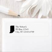 Indiana in zwart-wit etiket (Insitu)