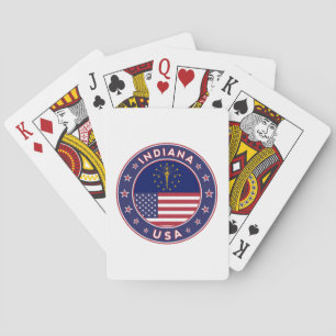 Indiana, Indiana t-shirt, Indiana sticker, Pokerkaarten