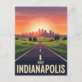  Indiana Indianapolis Briefkaart