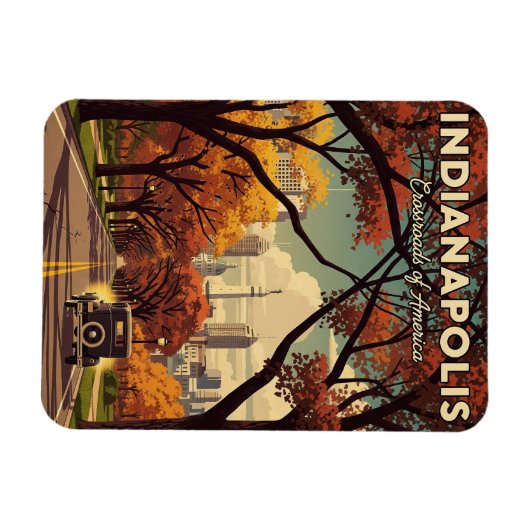  Indiana Indianapolis Magneet (Horizontaal)