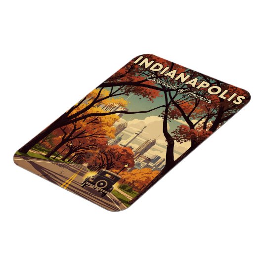  Indiana Indianapolis Magneet (Linkerzijde)
