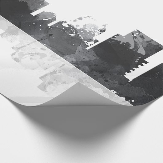 INDIANA, INDIANAPOLIS SKYLINE CADEAUPAPIER (Hoek)