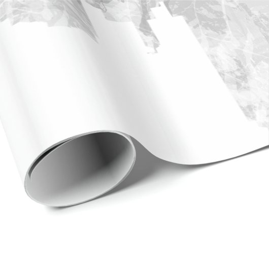 INDIANA, INDIANAPOLIS SKYLINE CADEAUPAPIER (Rol Hoek)