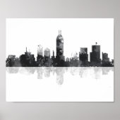 INDIANA, INDIANAPOLIS SKYLINE POSTER (Voorkant)