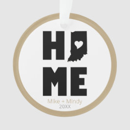 Indiana is persoonlijk gepersonaliseerd ornament