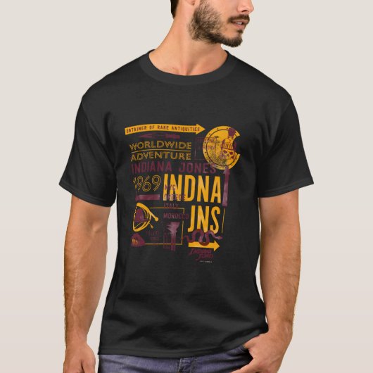 Indiana Jones And The Dial Of Destiny Worldwide Ad T-shirt (Voorkant)