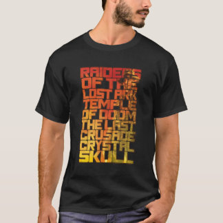 Indiana Jones Raiders van de verloren Ark film tit T-shirt