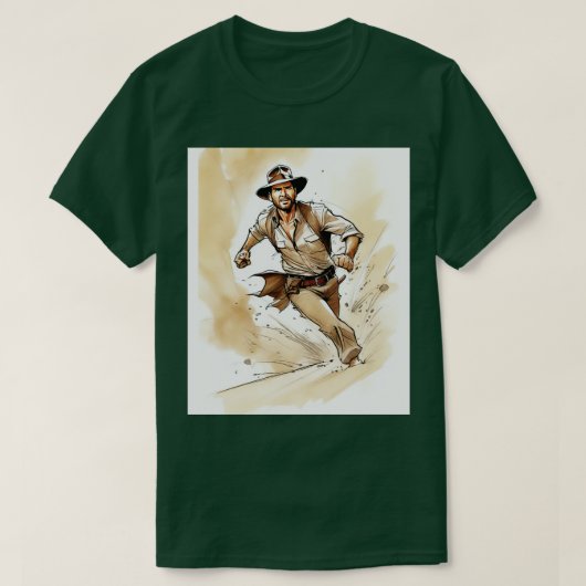 Indiana Jones Snel zand TShirt (Design voorkant)