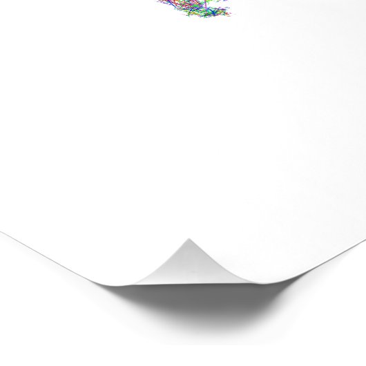 Indiana-kaart Perfect Poster (Hoek)