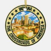 Indiana Keramisch Ornament (Voorkant)