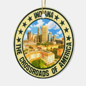 Indiana Keramisch Ornament (Links)