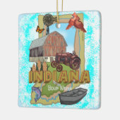 Indiana Keramisch Ornament (Links)