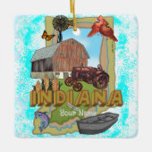 Indiana Keramisch Ornament (Voorkant)