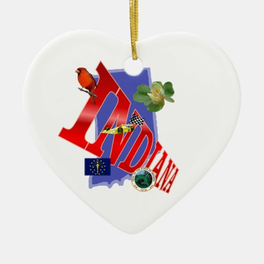 Indiana Keramisch Ornament (Voorkant)