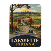 Indiana Lafayette Travel Magneet (Verticaal)