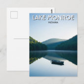 Indiana Lake Monroe Reizen Briefkaart (Voorkant / Achterkant)