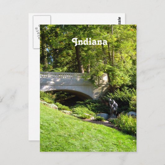Indiana Landschap Briefkaart (Voorkant / Achterkant)