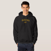 Indiana Law, Indiana Bar Afstuderen Gift Lawyer Co Hoodie (Voorkant volledig)