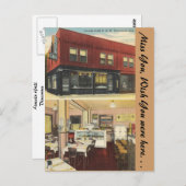 Indiana, Lincoln Grill, Vincennes Briefkaart (Voorkant / Achterkant)