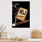 Indiana Lux Cigars Ad/Poster Poster (Keuken)