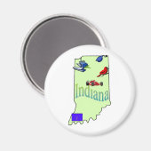 Indiana Magnet (Voorkant / Achterkant)