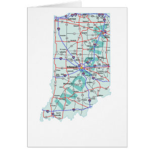 Indiana Map Blank
