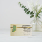 Indiana Map Visitekaartje (Staand voorkant)