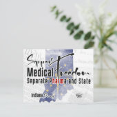 Indiana Medical Freedom 2e editie Briefkaart (Staand voorkant)