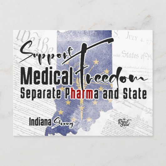 Indiana Medical Freedom 2e editie Briefkaart (Voorkant)