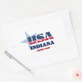 Indiana Mijn thuisstaat Sticker (Envelop)