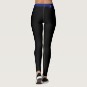 Indiana mode leggings, Indiana Vlag/sport Leggings (Achterkant)
