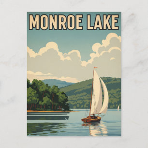Indiana Monroe Lake Travel Briefkaart
