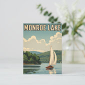 Indiana Monroe Lake Travel Briefkaart (Staand voorkant)