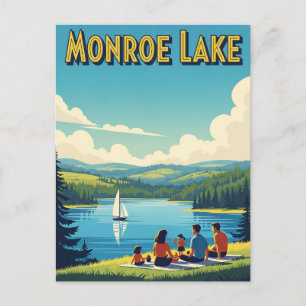 Indiana Monroe Lake Travel Briefkaart