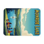 Indiana Monroe Lake Travel Magneet (Horizontaal)